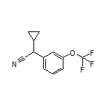 2-Cyclopropyl-2-[3-(trifluoromethoxy)phenyl]acetonitrile