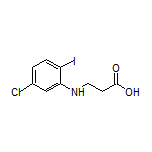 3-[(5-Chloro-2-iodophenyl)amino]propanoic Acid