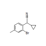 2-(2-Bromo-4-methylphenyl)-2-cyclopropylacetonitrile