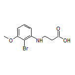 3-[(2-Bromo-3-methoxyphenyl)amino]propanoic Acid