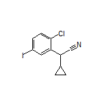 2-(2-Chloro-5-iodophenyl)-2-cyclopropylacetonitrile