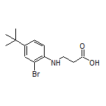 3-[[2-Bromo-4-(tert-butyl)phenyl]amino]propanoic Acid