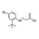 3-[[4-Bromo-2-(tert-butyl)phenyl]amino]propanoic Acid