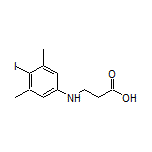 3-[(4-Iodo-3,5-dimethylphenyl)amino]propanoic Acid