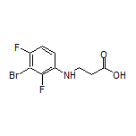 3-[(3-Bromo-2,4-difluorophenyl)amino]propanoic Acid