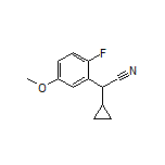 2-Cyclopropyl-2-(2-fluoro-5-methoxyphenyl)acetonitrile