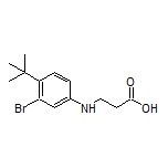 3-[[3-Bromo-4-(tert-butyl)phenyl]amino]propanoic Acid