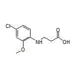 3-[(4-Chloro-2-methoxyphenyl)amino]propanoic Acid