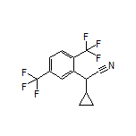 2-[2,5-Bis(trifluoromethyl)phenyl]-2-cyclopropylacetonitrile