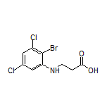 3-[(2-Bromo-3,5-dichlorophenyl)amino]propanoic Acid