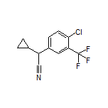 2-[4-Chloro-3-(trifluoromethyl)phenyl]-2-cyclopropylacetonitrile