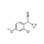 2-(2-Chloro-4-methoxyphenyl)-2-cyclopropylacetonitrile