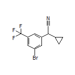 2-[3-Bromo-5-(trifluoromethyl)phenyl]-2-cyclopropylacetonitrile