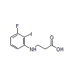 3-[(3-Fluoro-2-iodophenyl)amino]propanoic Acid