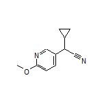 2-Cyclopropyl-2-(6-methoxypyridin-3-yl)acetonitrile