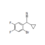 2-(2-Bromo-4,5-difluorophenyl)-2-cyclopropylacetonitrile