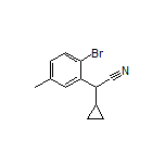 2-(2-Bromo-5-methylphenyl)-2-cyclopropylacetonitrile