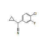 2-(4-Chloro-3-fluorophenyl)-2-cyclopropylacetonitrile