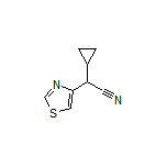 2-Cyclopropyl-2-(4-thiazolyl)acetonitrile