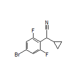 2-(4-Bromo-2,6-difluorophenyl)-2-cyclopropylacetonitrile