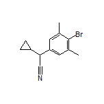 2-(4-Bromo-3,5-dimethylphenyl)-2-cyclopropylacetonitrile