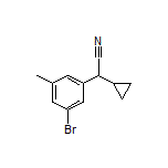 2-(3-Bromo-5-methylphenyl)-2-cyclopropylacetonitrile