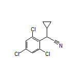 2-Cyclopropyl-2-(2,4,6-trichlorophenyl)acetonitrile