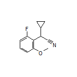 2-Cyclopropyl-2-(2-fluoro-6-methoxyphenyl)acetonitrile