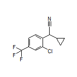 2-[2-Chloro-4-(trifluoromethyl)phenyl]-2-cyclopropylacetonitrile