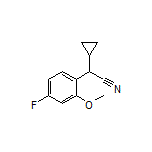 2-Cyclopropyl-2-(4-fluoro-2-methoxyphenyl)acetonitrile