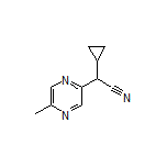 2-Cyclopropyl-2-(5-methylpyrazin-2-yl)acetonitrile