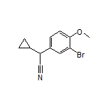 2-(3-Bromo-4-methoxyphenyl)-2-cyclopropylacetonitrile