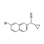 2-(7-Bromo-2-naphthyl)-2-cyclopropylacetonitrile