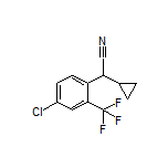 2-[4-Chloro-2-(trifluoromethyl)phenyl]-2-cyclopropylacetonitrile