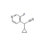 2-Cyclopropyl-2-(3-fluoropyridin-4-yl)acetonitrile