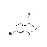 2-(4-Bromo-2-methoxyphenyl)-2-cyclopropylacetonitrile