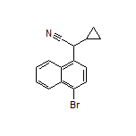 2-(4-Bromo-1-naphthyl)-2-cyclopropylacetonitrile