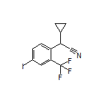 2-Cyclopropyl-2-[4-iodo-2-(trifluoromethyl)phenyl]acetonitrile