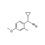 2-Cyclopropyl-2-(4-methoxy-2-methylphenyl)acetonitrile