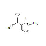 2-Cyclopropyl-2-(2-fluoro-3-methoxyphenyl)acetonitrile