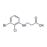 3-[(3-Bromo-2-chlorophenyl)amino]propanoic Acid