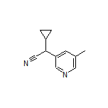 2-Cyclopropyl-2-(5-methylpyridin-3-yl)acetonitrile