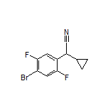 2-(4-Bromo-2,5-difluorophenyl)-2-cyclopropylacetonitrile