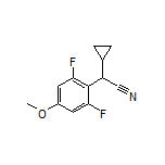 2-Cyclopropyl-2-(2,6-difluoro-4-methoxyphenyl)acetonitrile