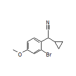 2-(2-Bromo-4-methoxyphenyl)-2-cyclopropylacetonitrile