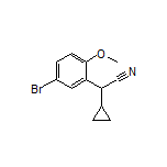 2-(5-Bromo-2-methoxyphenyl)-2-cyclopropylacetonitrile