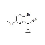 2-(2-Bromo-5-methoxyphenyl)-2-cyclopropylacetonitrile