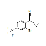 2-[2-Bromo-4-(trifluoromethyl)phenyl]-2-cyclopropylacetonitrile