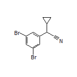 2-Cyclopropyl-2-(3,5-dibromophenyl)acetonitrile