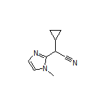 2-Cyclopropyl-2-(1-methyl-2-imidazolyl)acetonitrile